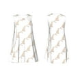 thumbnail image 7 of Picia Leopard Print Print Women’s Sleeveless Midi Swing Dress – A-Line Pleated Tank Sundress, Comfortable and Flowy T-Shirt Dress, 7 of 7