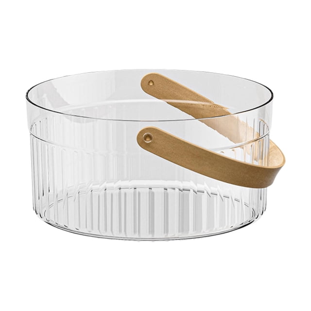 Contenedores enfriadores de bebidas, cubo de hielo transparente con asa, contenedor de bebidas para fiestas, para restaurante, congelador, Bar, fiesta