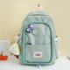 thumbnail image 4 of Bolsa Mochila Mujer Moda Gran Capacidad Mochilas Escolares Nylon para Vacaciones (Verde) Ehuebsd Para Estrenar, 4 of 9