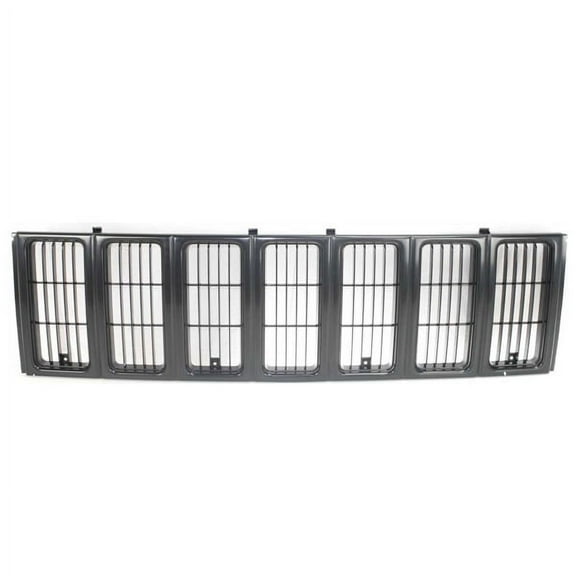 For 97-01 Cherokee (SE & Sport) Front Grille Grill Insert Panel Assembly Black