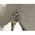 thumbnail image 4 of Dia Wall-Mounted Robe Hook in Satin Nickel, 4 of 7