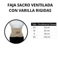 thumbnail image 5 of Faja Sacrolumbar Ventilada Varilla Flexible Beige Actve Pro, 5 of 5