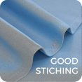 thumbnail image 4 of Sky Blue Blackout Curtains 132x160 Cm Thermal Insulated Curtain Anti Cold Living Room, 4 of 5