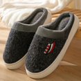 thumbnail image 2 of PEASKJP Mens Slippers Closed Toe Scuff Indoor Home Slipper For Men,Gray 43, 2 of 5