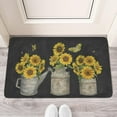 thumbnail image 2 of Vintage Sunflower Vase (3) Door Mat Welcome Door Mat for Front Door, Home Entrance, Yard, Floor, Patio, Non Slip Spring Summer Welcome Mat Indoor Outdoor Doormat 30"*17", 2 of 6