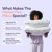 Mellow White Flex Pillow Standard