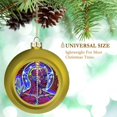 thumbnail image 3 of Tool Band Christmas Balls Ornaments Decoration Xmas Tree Hanging Ornament Pendant for Home Indoor Holiday Party Decor 2PCS, 3 of 8