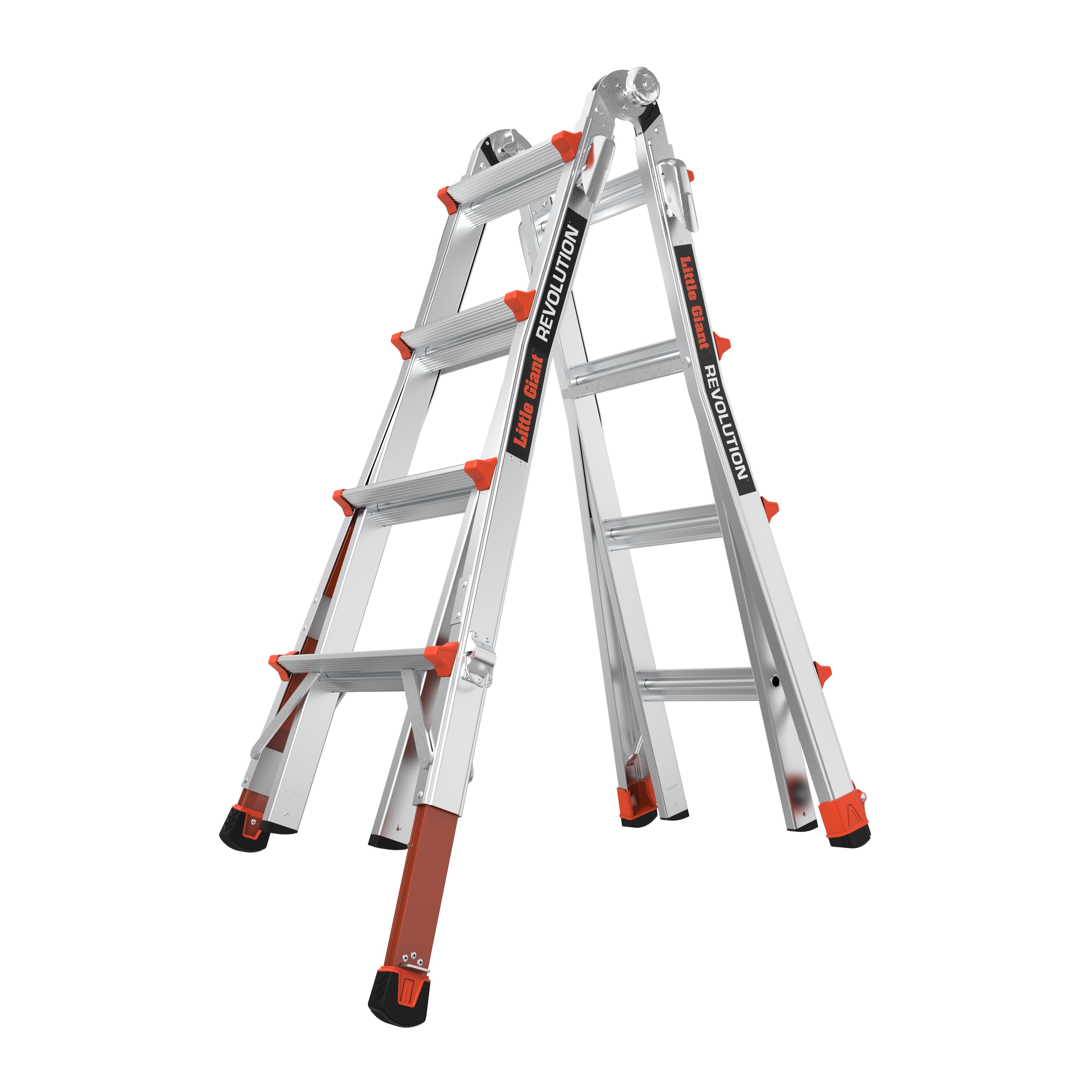 Little Giant Revolution M17 Aluminum MultiUse Ladder with Ratcheting