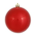 thumbnail image 1 of Vickerman Vickerman Boule de Bonbon Rouge 8 Pouces Ornement de Noël, 1 of 3