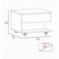 thumbnail image 5 of Modern Black Wengue 1-Drawer 1-Shelf Lift Top Coffee Table with Storage and Dining Function, 5 of 7
