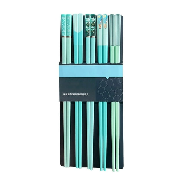 Of 5 Pairs Of Reusable Chopsticks And Can Be Washed In The Dishwasher Glass Fiber Material Chinese And Japanese Chopstick Table Setting for 4 Plate Mats 6 Table Mat Charger Plates 6 round Table