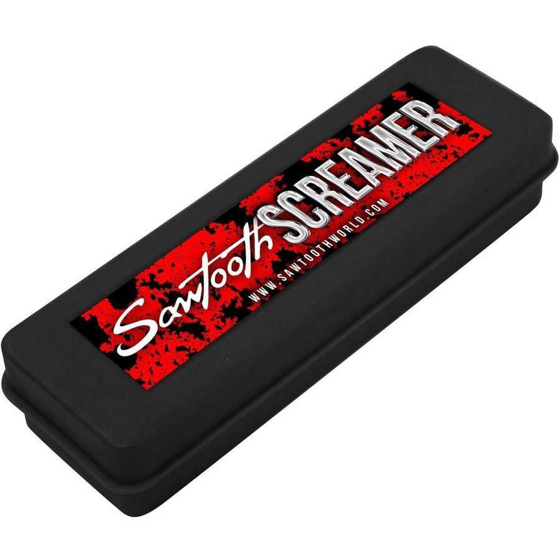 Sawtooth Chrome Plated Screamer Harmonica 7 Pack with Cases and Cloths