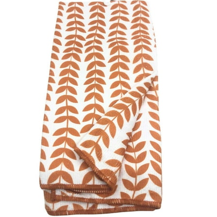 Absorbent Multi-Puepose Cotton Brown Kitchen Towel: 1CT