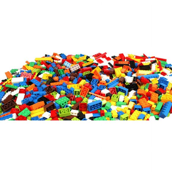 1000 Pcs Blocs de Construction Bricolage Briques Créatives Enfants Enfants Éducatif Briques en Vrac Jouet Cadeaux Neuf