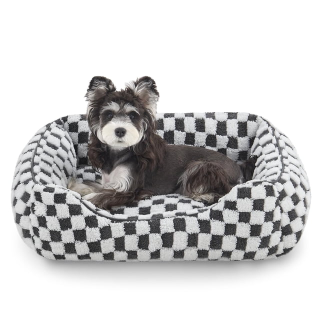 Cama para perros JOEJOY, bonita cama para gatos pequeños y gatos de interior, gris