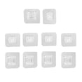 thumbnail image 3 of Ganchos de pared adhesivos de doble cara, 3/5/10 pares, soporte para marco de fotos de baño, colgadores de pared adhesivos, ganchos colgantes Almacenamiento y organización del hogar 5 piezas Inteprter HA001218-02, 3 of 6