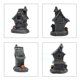 thumbnail image 2 of (Casa encantada de brujas) 7*5*11 cm Casa encantada de Halloween con luces Casa encantada de calabaza Adorno de casa pequeña Accesorios de decoración de Halloween, 2 of 11