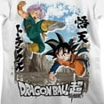 thumbnail image 2 of Dragon Ball Super Trunks and Goten Women's White Short Sleeve Tee-XL, 2 of 3