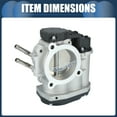 thumbnail image 4 of Unique Bargains Throttle Body for Hyundai Santa Fe 2.7L V6 - Gas 2007-2009 Replace No.35100-3E100, 4 of 6