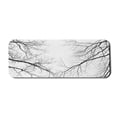 thumbnail image 1 of Forest Computer Mouse Pad, Trees Branches Leafless Spooky Scary Image in a Gloomy Air Sky Scene Image, Rectangle Non-Slip Rubber Mousepad Large, 31" x 12" Gaming Size, Black and White, by Ambesonne, 1 of 2