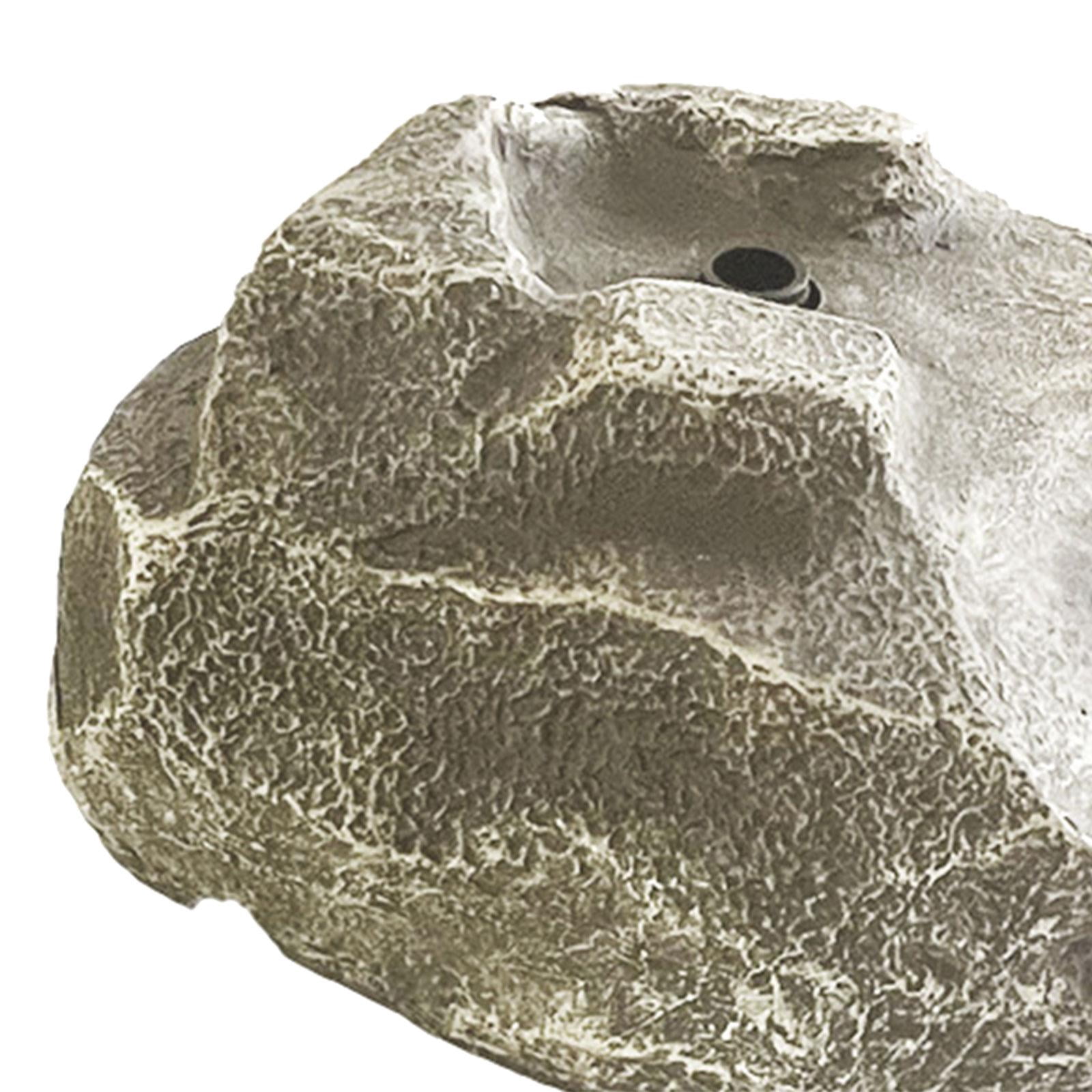 Bird Bath Water Fountain Rock Waterfall Lightweight for Bird Bath Aquariums Water Fountain for Home Office Lawn Pond Outdoor