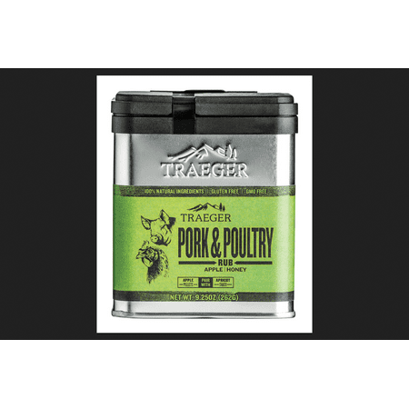 - Traeger Apple and Honey Pork and Poultry Rub 9.25 oz.
