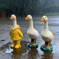 thumbnail image 4 of Goose Statue, Valentine's Day EasterDecor, Large White Geese Garden Statues, Resin Porch Goose Wild Goose Outdoor Lawn Statue Art Decor Ornament for Home Decor Housewarming Gifts, 4 of 6