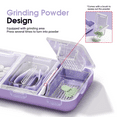 thumbnail image 6 of Glosen 3 in 1 Pill Organizer, Multifunctional Cutting and Grinding Medicine Box Travel Small Pill Box ,Purple, 6 of 7