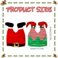thumbnail image 2 of Noothes Santa Pants Hat Funny Christmas Headpiece Adjustable Holiday Headwear for Festive Parties and Costume Accessories, 2 of 9