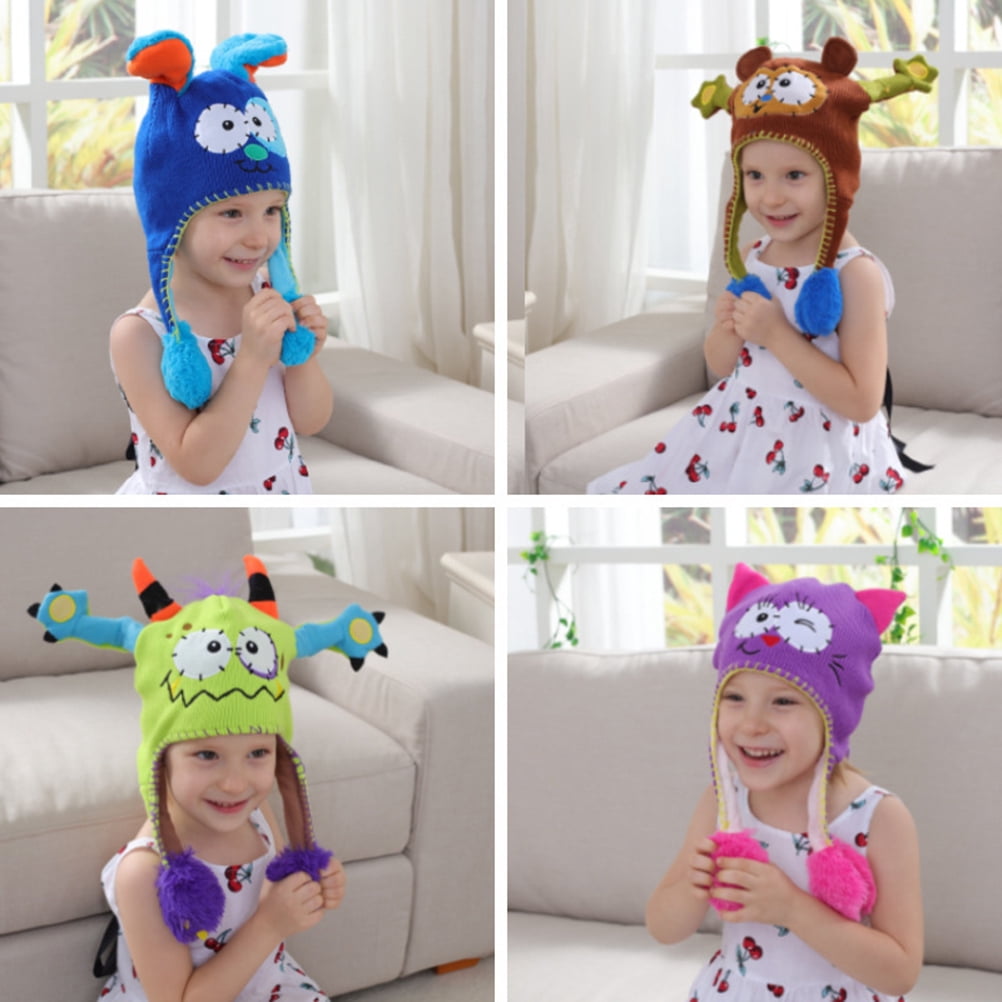 Moving Ears Hat Cartoon Funny Hat Kids 