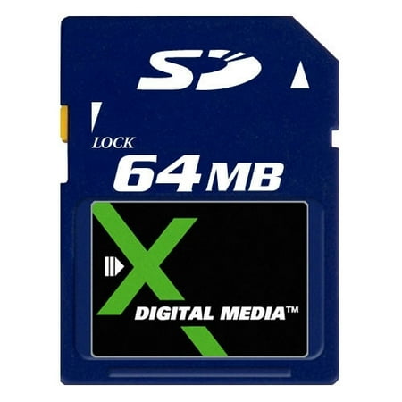 X Digital Media 64 MB Secure Digital Card