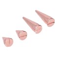 thumbnail image 3 of 20 Pcs Leather Screws Rose Gold Punk Cone Spikes For Coat Wallet Backpack Decor DIY Clothing Bags, 3 of 8
