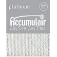 thumbnail image 3 of 8x24x1 (Actual Size) Accumulair Platinum 1-Inch Filter (MERV 11) (4 Pack), 3 of 4