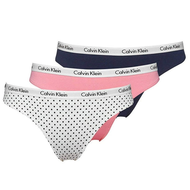 Calvin Klein - Calvin Klein Cotton Bikini Underwear Panty 3-Pack Black ...