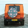 thumbnail image 6 of Pofeuu Funny Pig Faces Print Spare Tire Wheel Cover for Car Truck SUV Camper Universal Fit Spare Tire Cover RV Spare Tire Covers-15 inch, 6 of 6