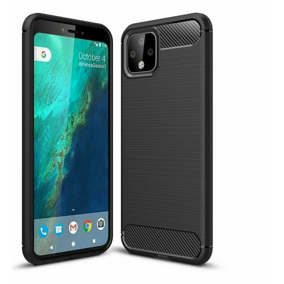 For Google Pixel 4 XL Case, Heavy-Duty Shockproof Protective Case Armor Guard Shield, Shock Adsorption, Drop Protection [Black]