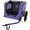 Purple, variant on Pet Bike Trailer, Dog Cart for Bicycle, Easy Folding Cart Frame, Quick Release Wheel, Non-Slip Floor, Internal Leash, Suitable for Small and Medium Pets (Blue+Grey)