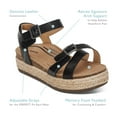 thumbnail image 5 of Aetrex Women's Paula Espadrilles Platform Sandals For Women Orthopedic Wedges, 5 of 5