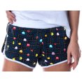 thumbnail image 4 of Pac-Man Women's Retro Pacman Video Game 3 Piece Matching Pajama Set - Boxer Shorts, Shirt, And Slipper Socks, 4 of 5