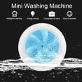 thumbnail image 2 of Yosoo Portable Mini Ultrasonic Washing Machine Travel Laundry Washer Cleaner Cleaning Tool, Mini Washing Machine, 2 of 8