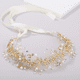 thumbnail image 3 of Tocado De Novia El Cabello Pedreria Accesorios Tiara Diadem Xtellar dorado, 3 of 3