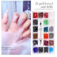 thumbnail image 2 of 21 Rejillas Multicolor Mezclado Rhinestones Gems Beads Ropa Fabricación de Joyas Salvador 2880 Piezas por Rejilla, 2 of 6