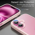 thumbnail image 5 of JETech Matte Case for iPhone 16 6.1-Inch, Shockproof Military Grade Drop Protection, Frosted Translucent Back Phone Cover, Anti-Fingerprint (Pink), 5 of 6