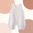 thumbnail image 5 of THDHVS Toddler Girl Outfits,Floral Print Sleeveless Muslin Romper for Baby Girl Summer Sleepwear Loungewear and Home Comfortable Wear,Baby Girl Clothes 6-9 Months, 5 of 6