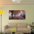 thumbnail image 3 of Echoes in the Mist- Frosty Leaves Cover the Autumn Road (24 "x36" Customizable) by Genie's Poems - Print Wall Art Work Home Decor, 3 of 4