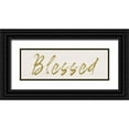 thumbnail image 1 of Murdock, Ramona 18x9 Black Ornate Wood Framed with Double Matting Museum Art Print Titled - Blessed, 1 of 4