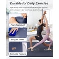 thumbnail image 6 of YR Extra Large Yoga Mat 78"x51" 10mm Thick Exercise Mats for Home Gym Yoga Pilates Floor Workouts, Navy Blue, 6 of 8
