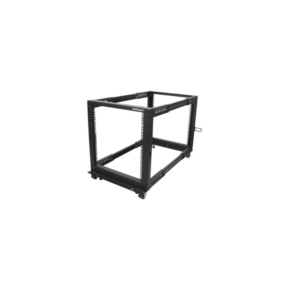 12U SERVER RACK OPEN FRAME ADJUSTABLE DEPTH 4POST RACK