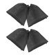 thumbnail image 4 of Bolsas de malla para barrera contra golpes, bolsa de malla para filtro de bomba, bolsa de filtro para bomba de estanque con cordón, adecuada para filtros de piscina y estanque, 4 Uds., 4 of 4