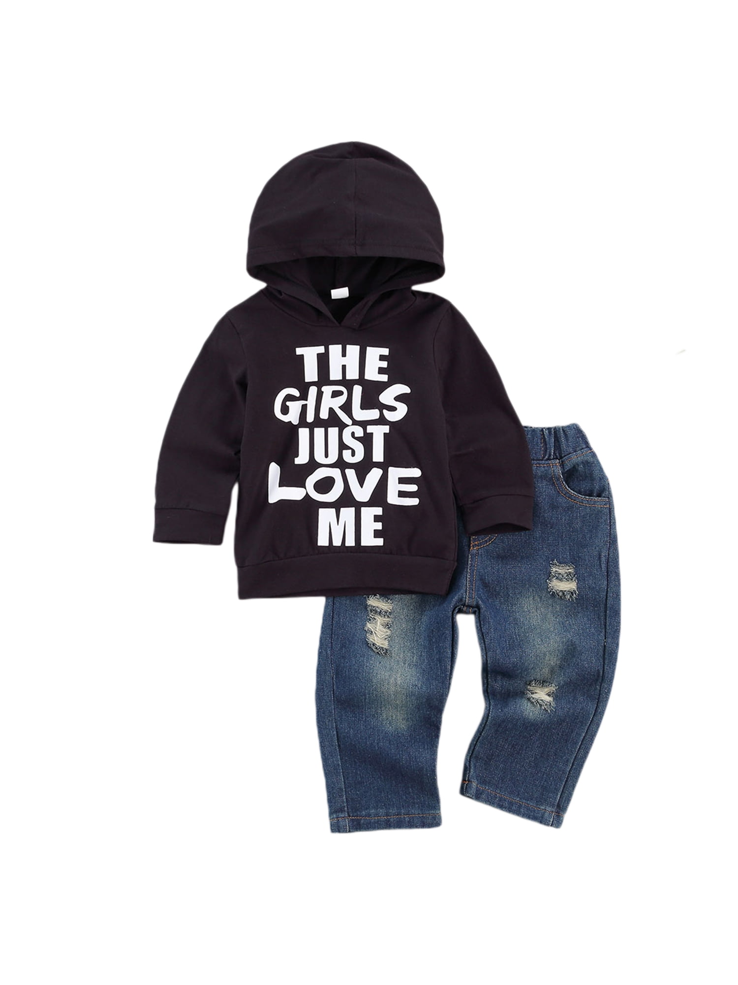 1-6T Toddler Baby Boy Girl Hoodies Sweatshirt Daddy Mom Zipper Hooded Pullover Girls Boys Fall Winter Clothes Outfits 